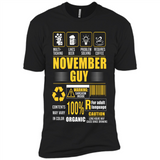 November Guy Multitasking - Premium Short Sleeve T-Shirt