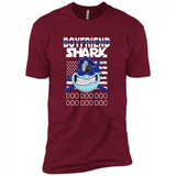 Police boyfriend Shark Blue Line Tee