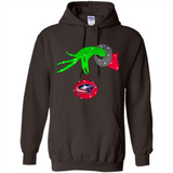 GRINCH HAND HOLDING COLUMBUS BLUE JACKETS GLITTER CHRISTMAS PINGPONG