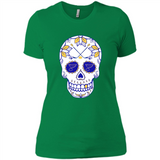 St. Louis Blues Hockey Sugar Skull Day of the Dead