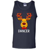Dancer Santa Claus Funny Xmas Holiday T-Shirt - Tank Top
