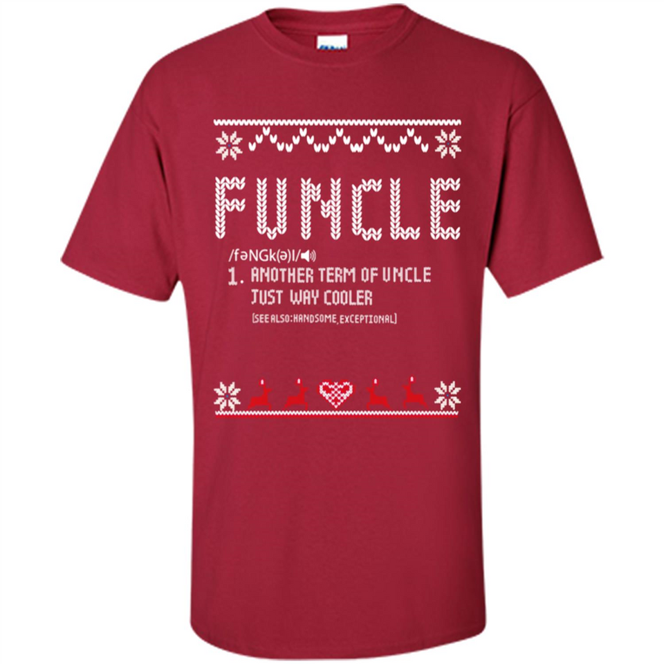 Mens Christmas Funcle Definition - Shirt