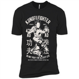 Kungfu Martial Arts Fight Apparel - Premium Short Sleeve T-Shirt