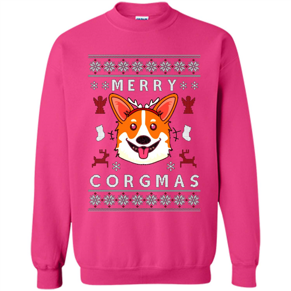 Merry Corgmas Christmas Corgi Christmas Sweatshirt 1 PINGPONG