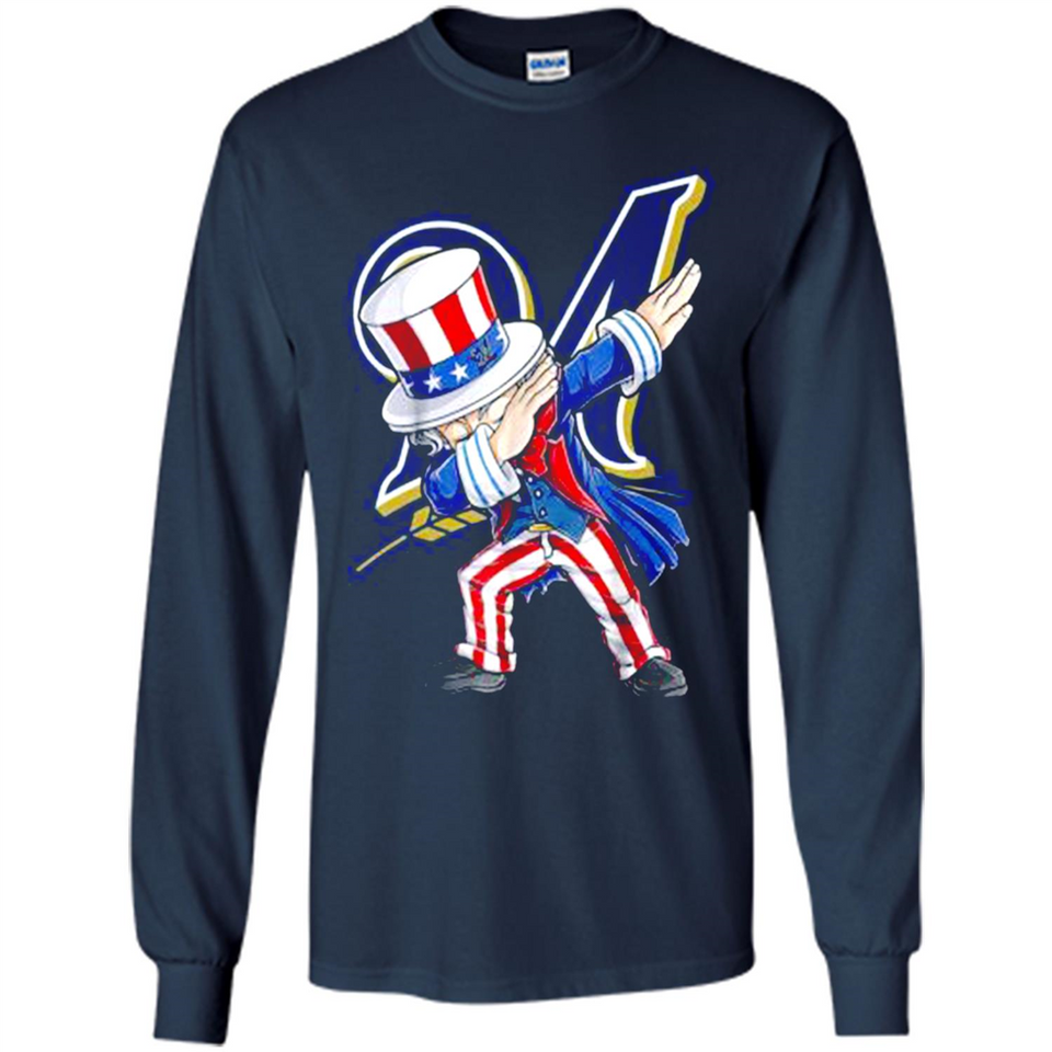 MLB MILWAUKEE BREWERS UNCLE SAM DABBING INDEPENDENCE DAY