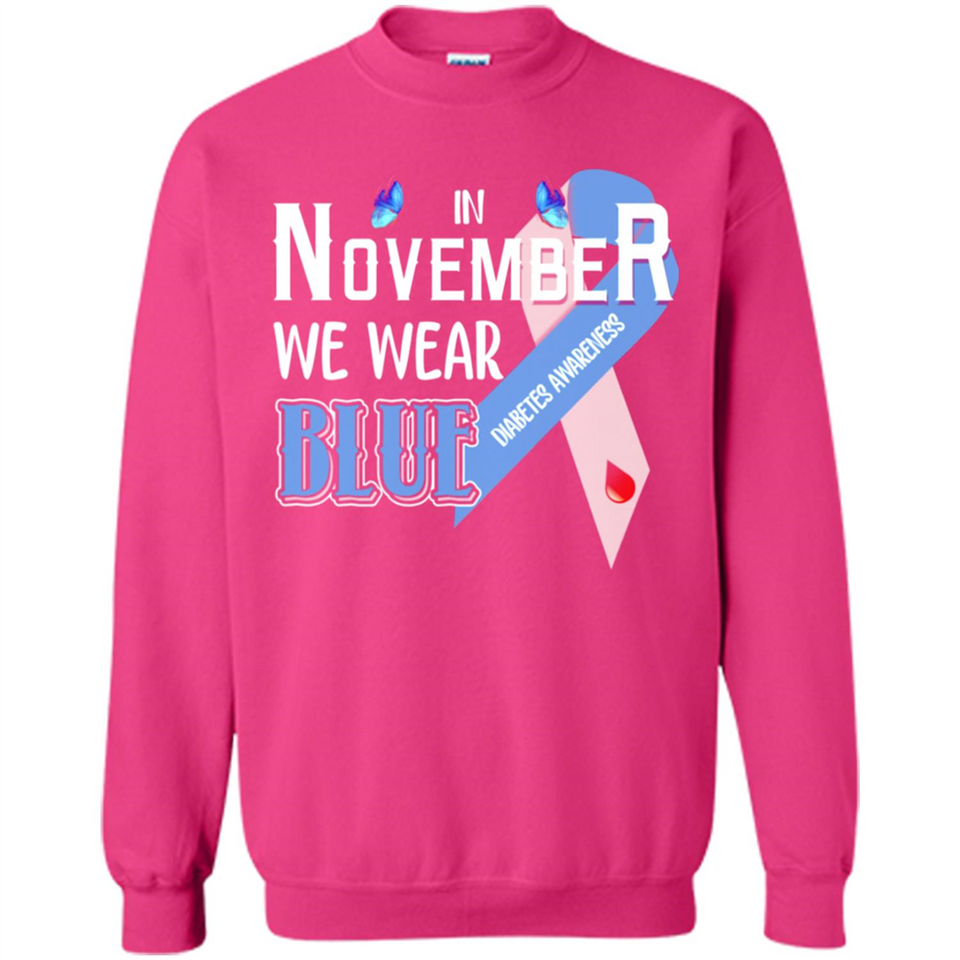 November We Wear Blue Diabetes Awareness