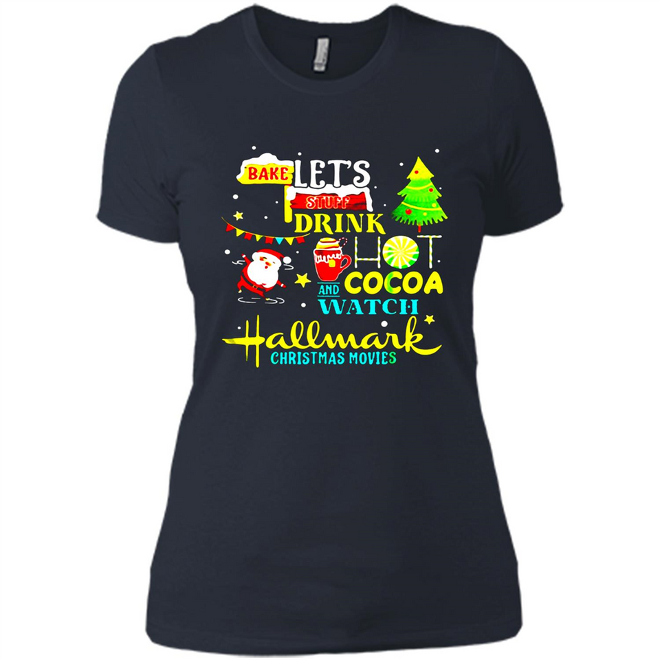 Santa claus i just want to bake stuff and waych christmas movi PINGPONG - Ladies' Boyfriend T-Shirt