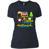 Santa claus i just want to bake stuff and waych christmas movi PINGPONG - Ladies' Boyfriend T-Shirt