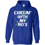 Chillin With My Ho's Funny Christmas - Hoodie