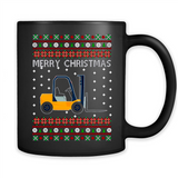 Merry Christmas Forklift ugly sweatshirt PINGPONG