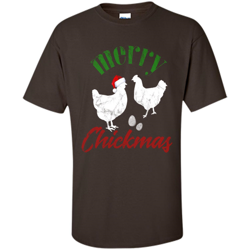 Christmas Chicken Shirt Santa Hens Lover Funny Farmer Gift - Shirt
