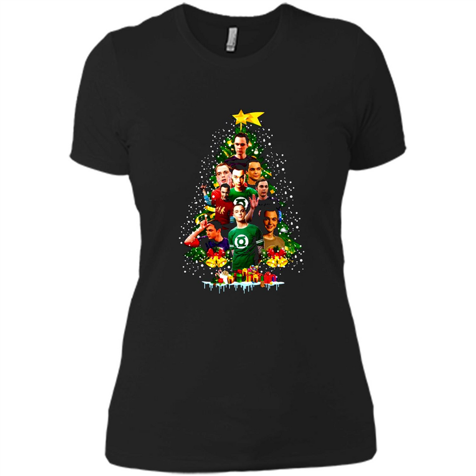 Sheldon Cooper Christmas tree sweater PINGPONG