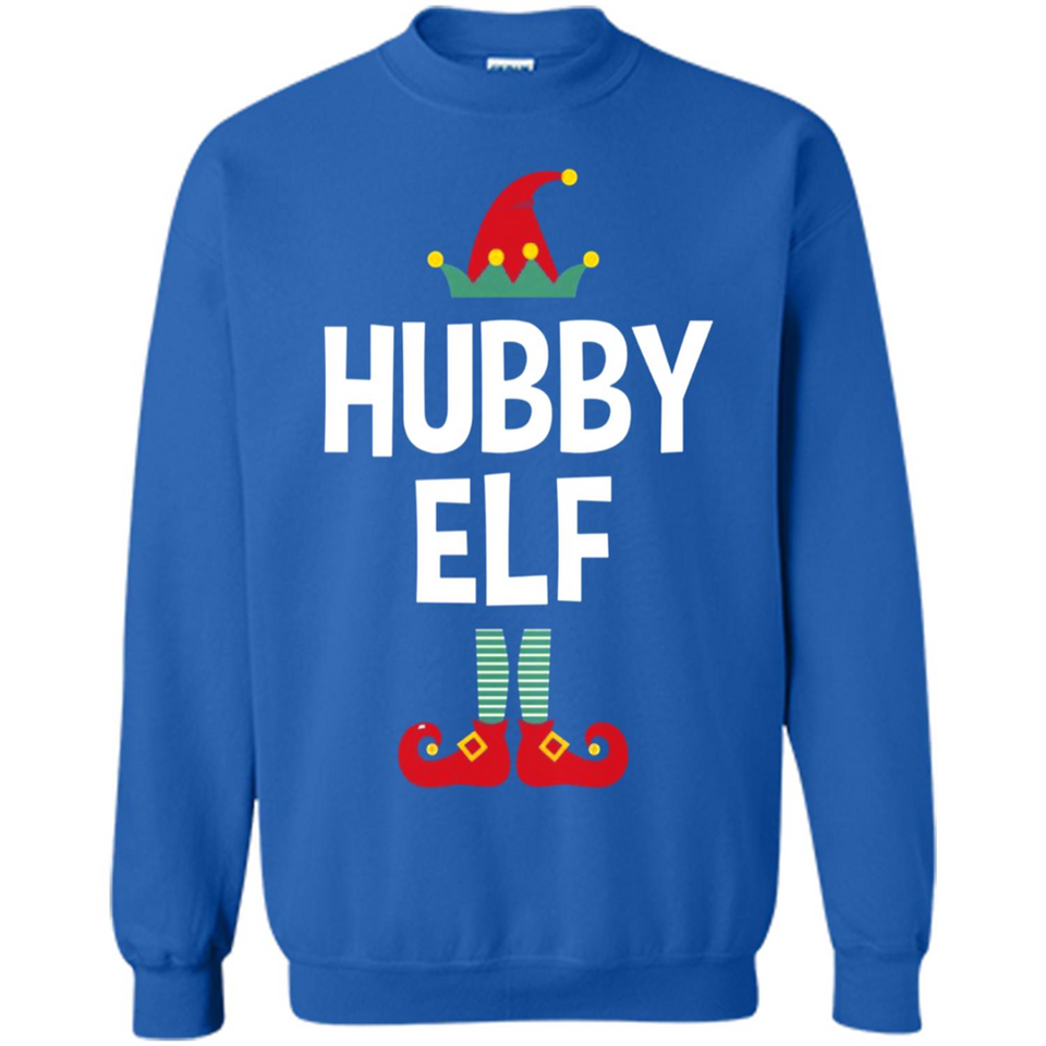 Hubby Elf Shirt - Family Matching Christmas Pajamas - Sweatshirt