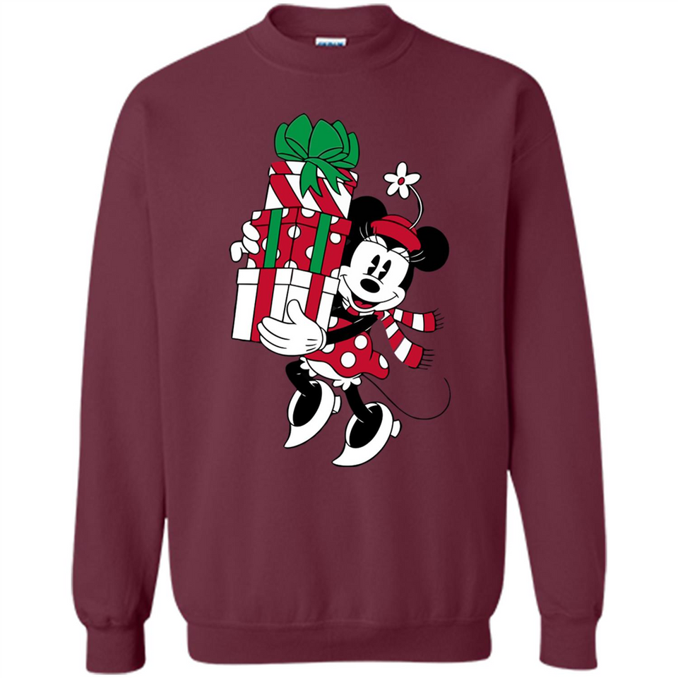 Disney Minnie Mouse Christmas Gift Sweatshirt - Sweatshirt