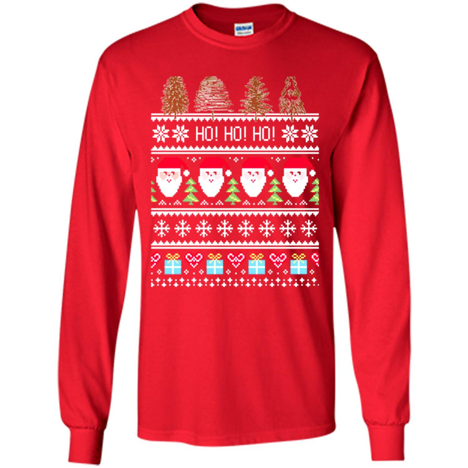 Ugly Merry Christmas Tree Santa Snowflakes