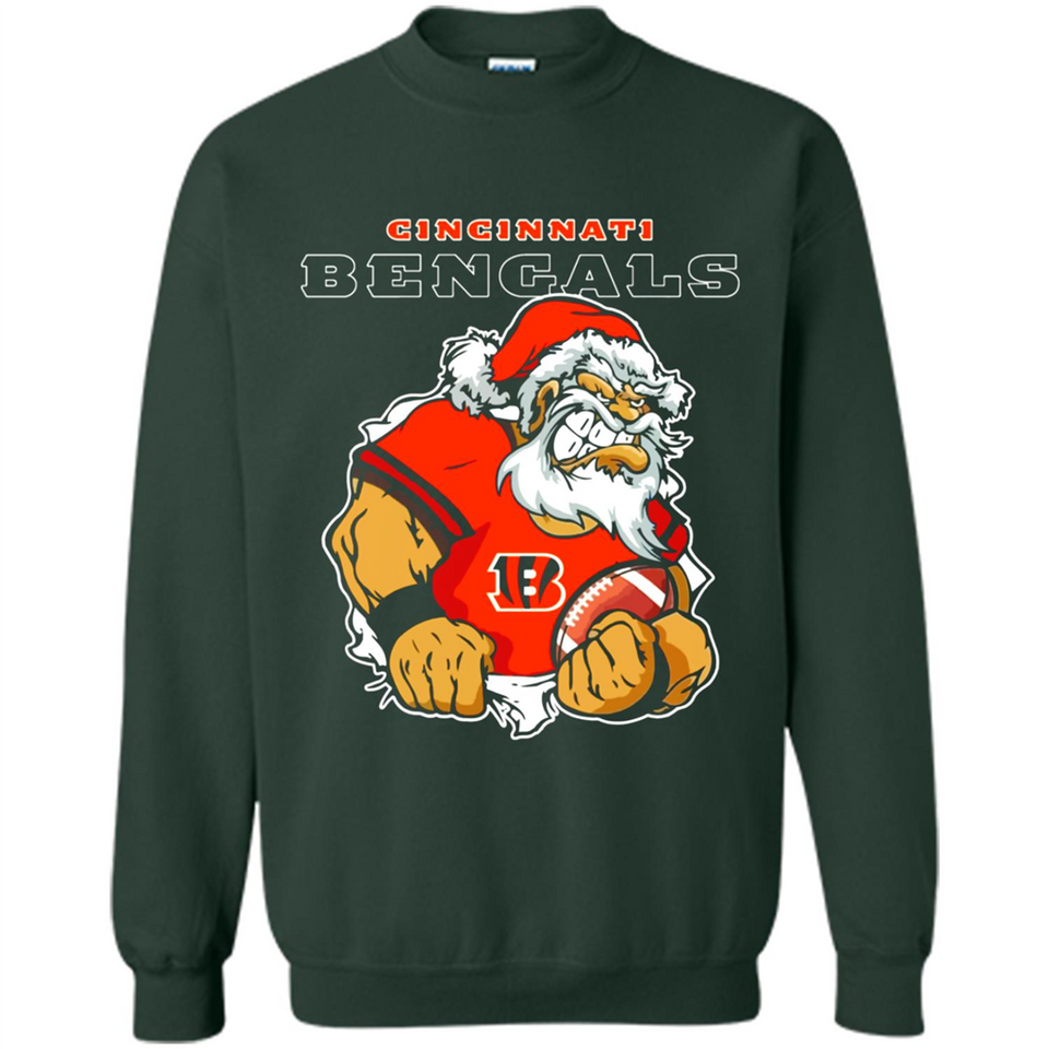 Grumpy Santa Claus Cincinnati Bengals Football Team PINGPONG