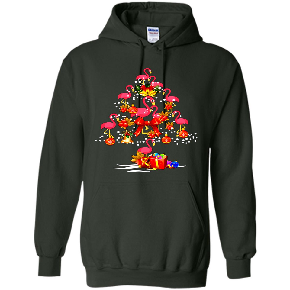 Flamingo Christmas Tree Merry Christmas Flamingo PING PONG