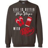 LIFE IS BETTER IN FLIP FLOPS WITH DR PEPPER