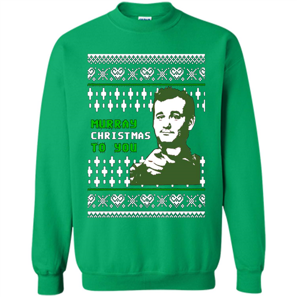Murray Christmas to you ugly sweatshirt PINGPONG