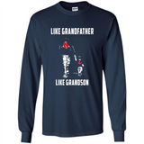 Boston Red Sox GrandFather Like GrandSon - Long Sleeve T-Shirt