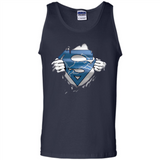 Detroit Lions And Superman Fans - Tank Top