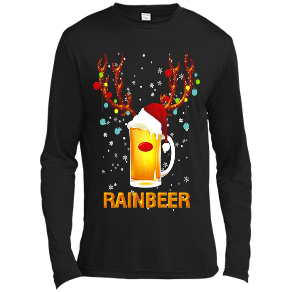 Rainbeer Funny Reindeer Beer Lover