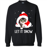 Let It Snow Cat Christmas sweater PINGPONG