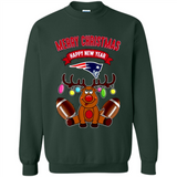 New England Patriots NFL Reindeer Funny Merry Christmas And Happy New Year