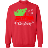 Vintage Christmas Classic Truck T-Shirt with Snow and Tree