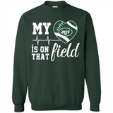 New York Jets Football My Heart is on that Field - Sweatshirt