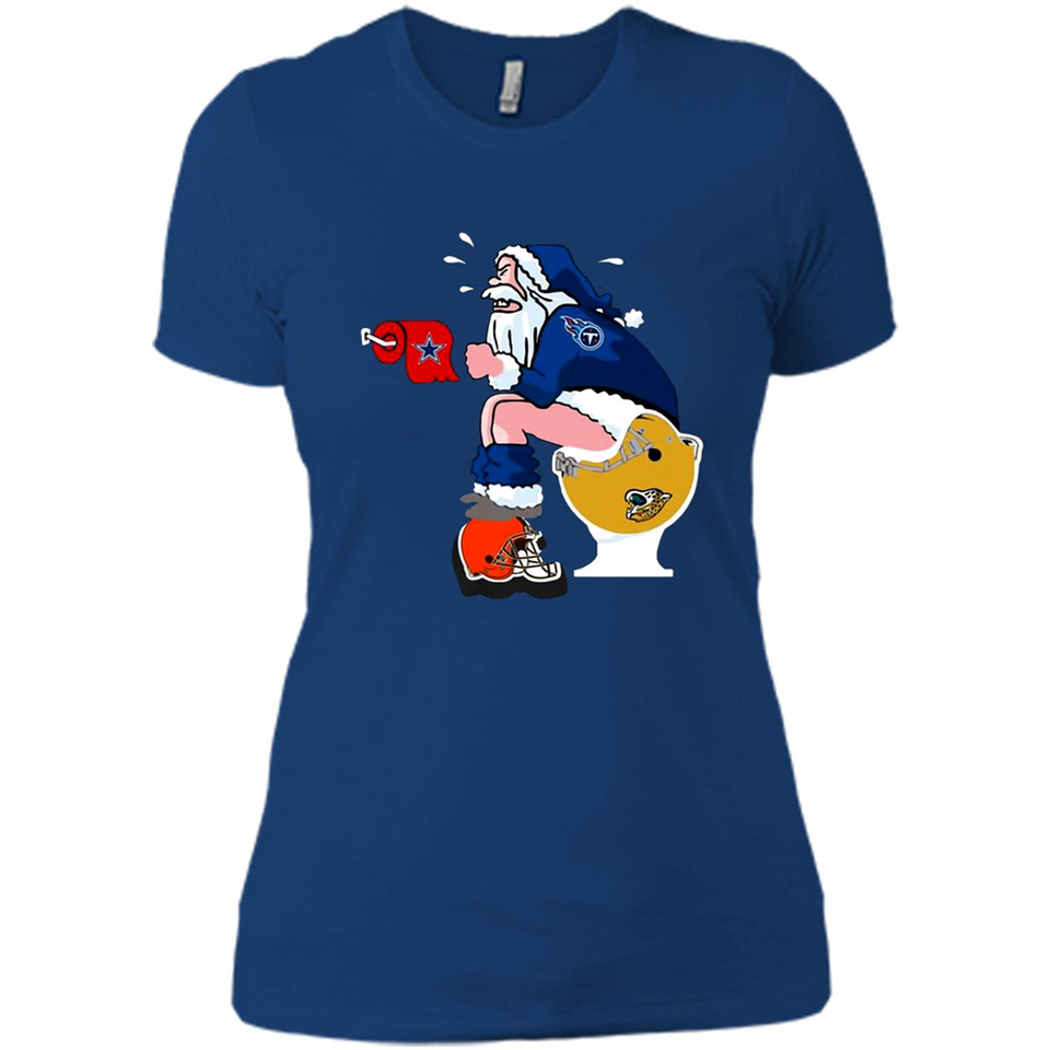 Tennessee Titans Santa Claus Toilet