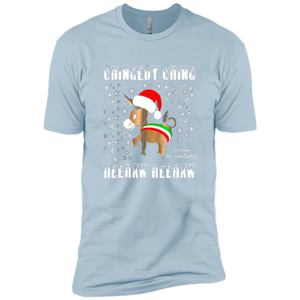 Amazing Dominick The Christmas Donkey-Italian Christmas Donkey - Premium Short Sleeve T-Shirt