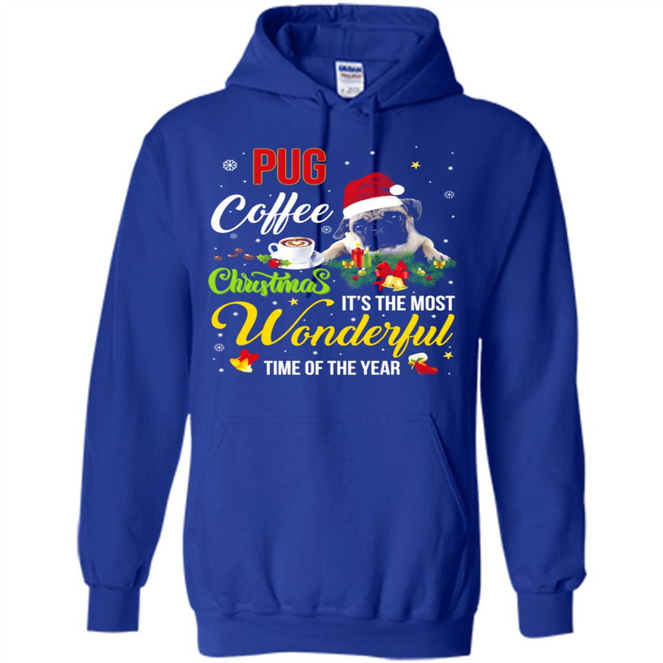 Pug Coffee Wonderful Christmas