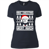 Fabulous Make Christmas Great Again Trump Ugly Christmas - Ladies' Boyfriend T-Shirt