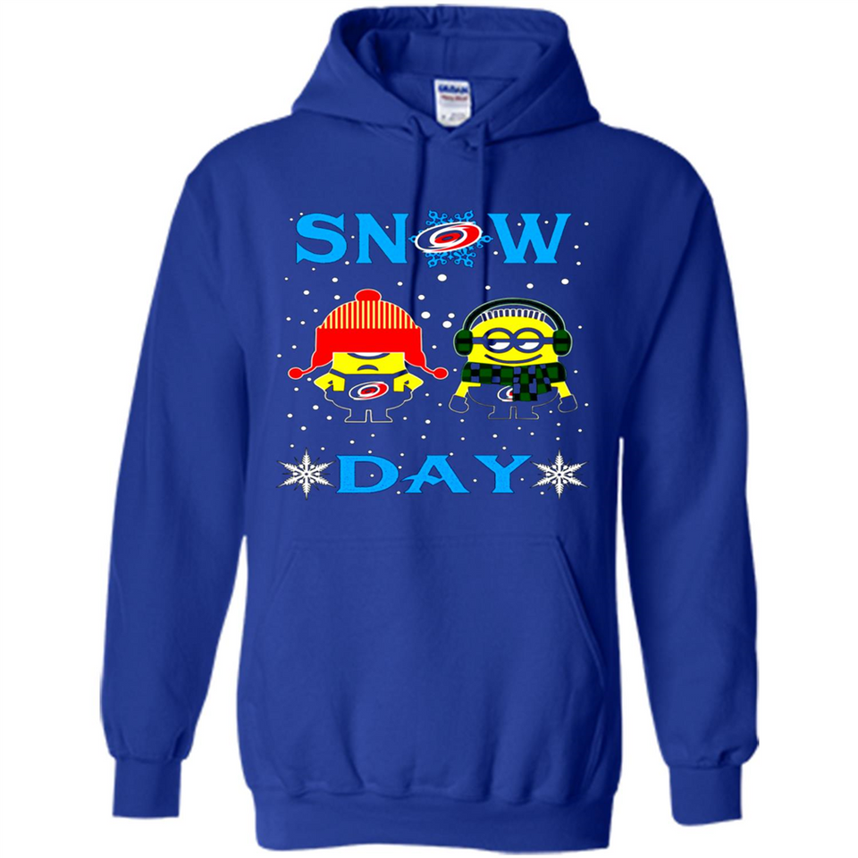 Snow Day Shirt For Carolina Hurricanes Vs Minion Fans pingpong
