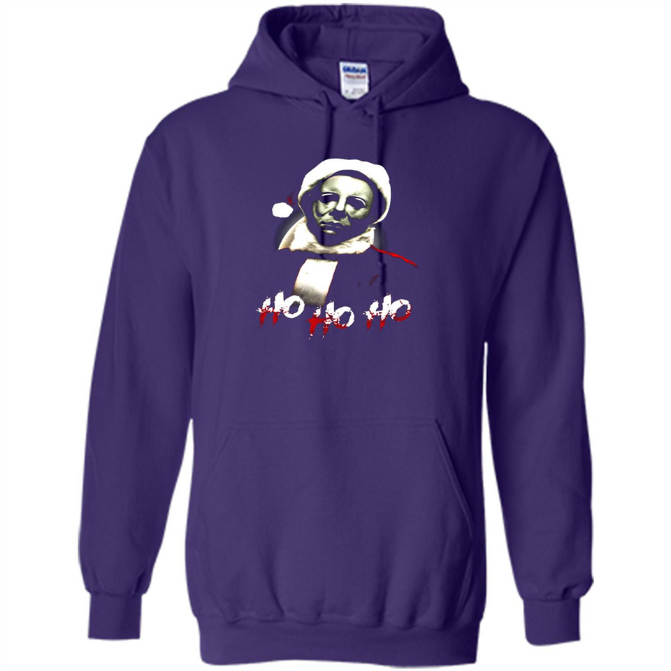 Santa Michael Myers Ho Ho Ho Merry Christmas Sweatshirt - Hoodie
