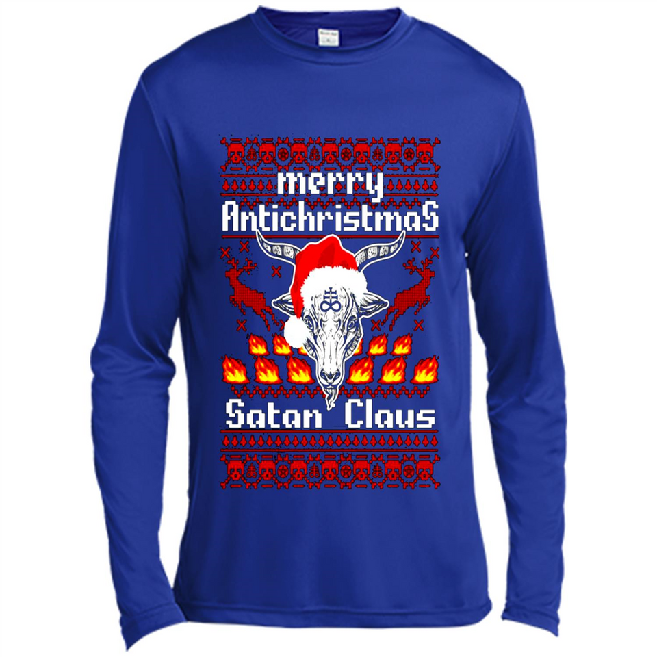 Merry Antichristmas Satan Claus Christmas sweater Sweater PINGPONG