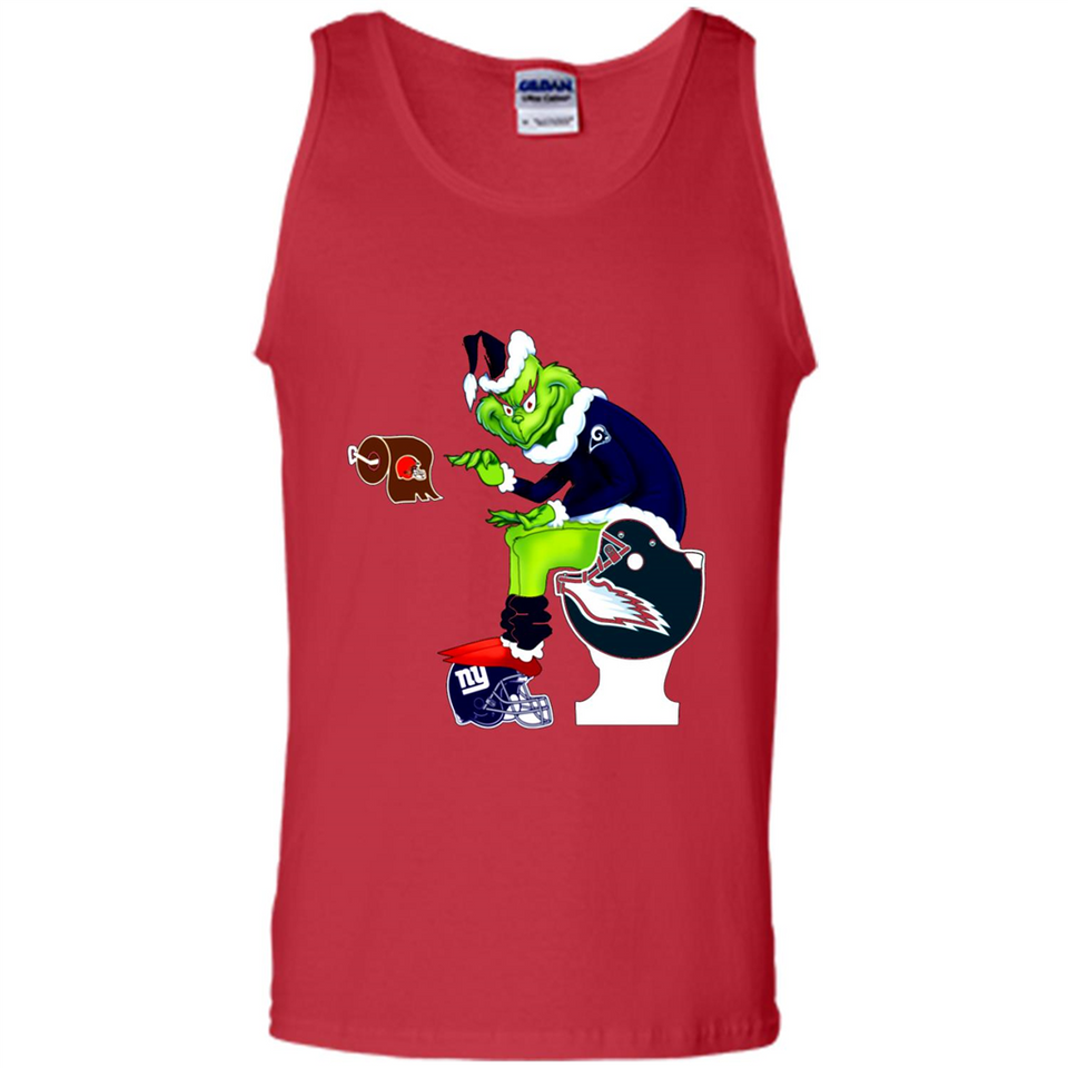 Los Angeles Rams Toilet Grinch Santa Claus Football Fan PINGPONG