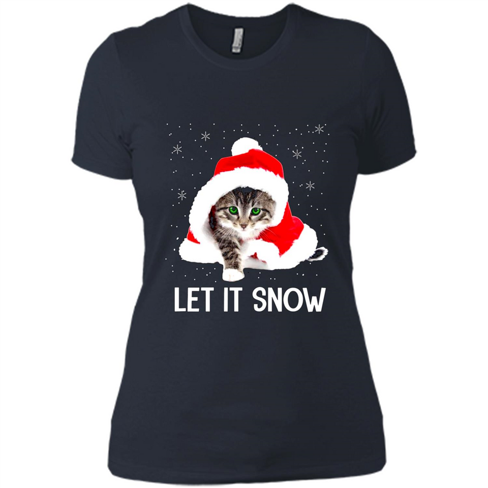 Let It Snow Cat Christmas sweater PINGPONG