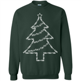 Tuba Text Christmas Tree Musical Instrument Holiday 1