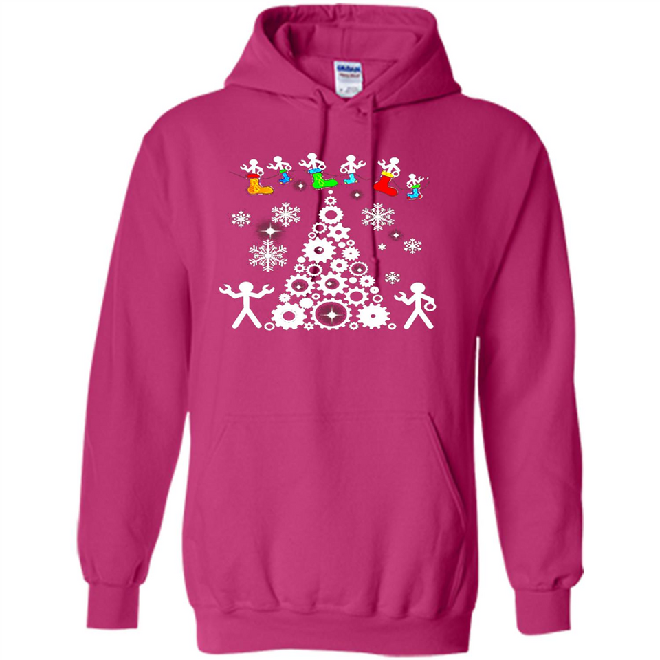 Funny Mechanics Ugly Christmas 2018 - Hoodie