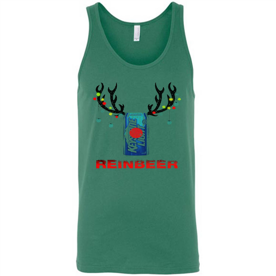 Keystone Light reinbeer Christmas - Canvas Unisex Tank