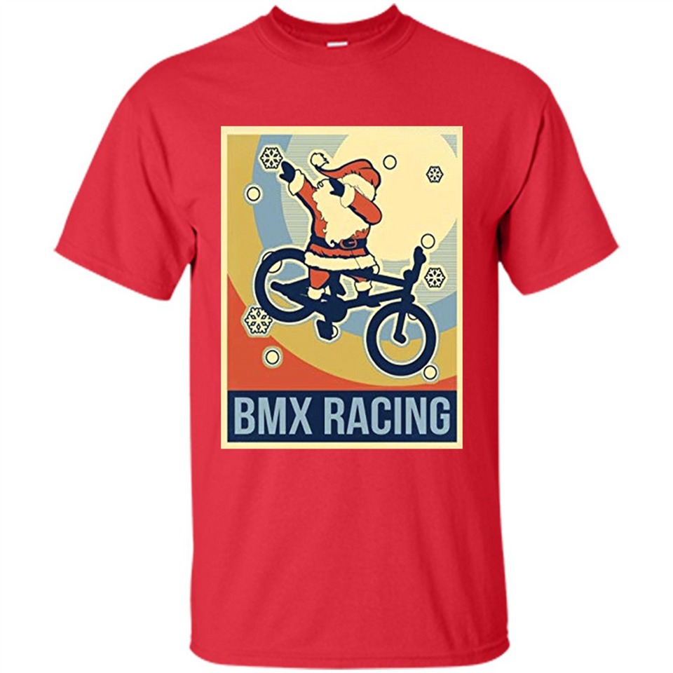 bmx racing dabbing Santa Christmas