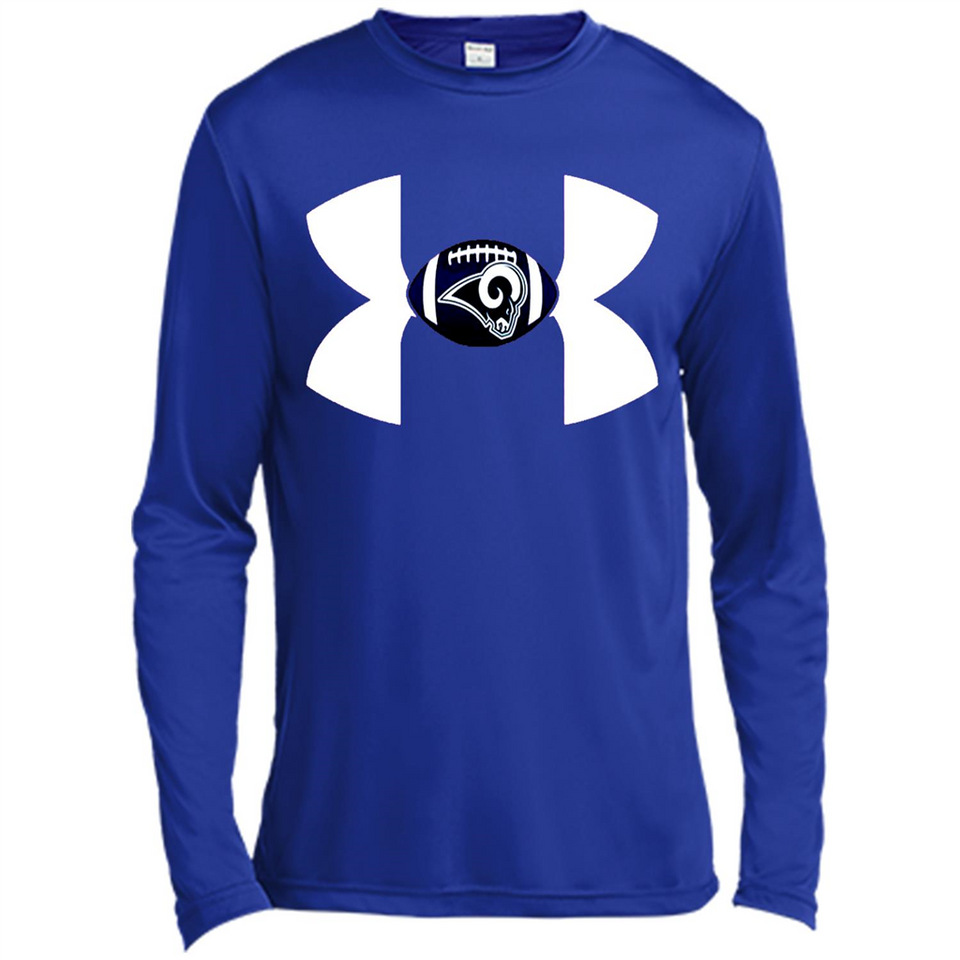 Los Angeles Rams Under Armour Logo - Canvas Long Sleeve T-Shirt