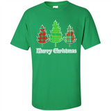 Plaid Christmas Tree Shirt Merry Christmas Plaid is Rad