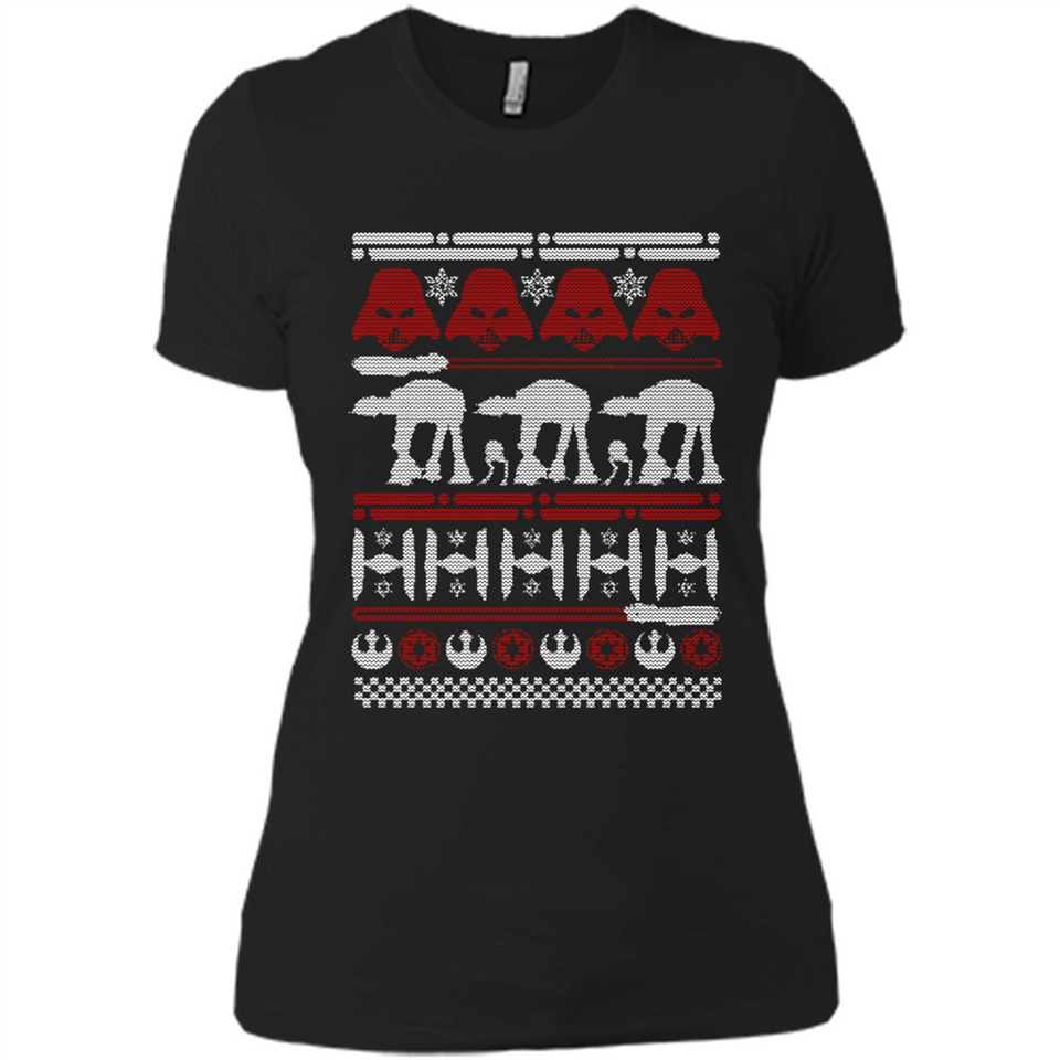 Star Wars - Christmas on Hoth - Ladies' Boyfriend T-Shirt