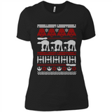 Star Wars - Christmas on Hoth - Ladies' Boyfriend T-Shirt