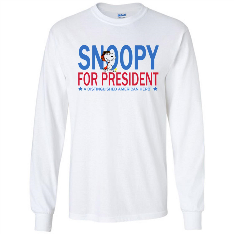 Snoopy for President - Long Sleeve T-Shirt