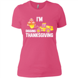 I'm Digging Thanksgiving Cute Turkey Tractor