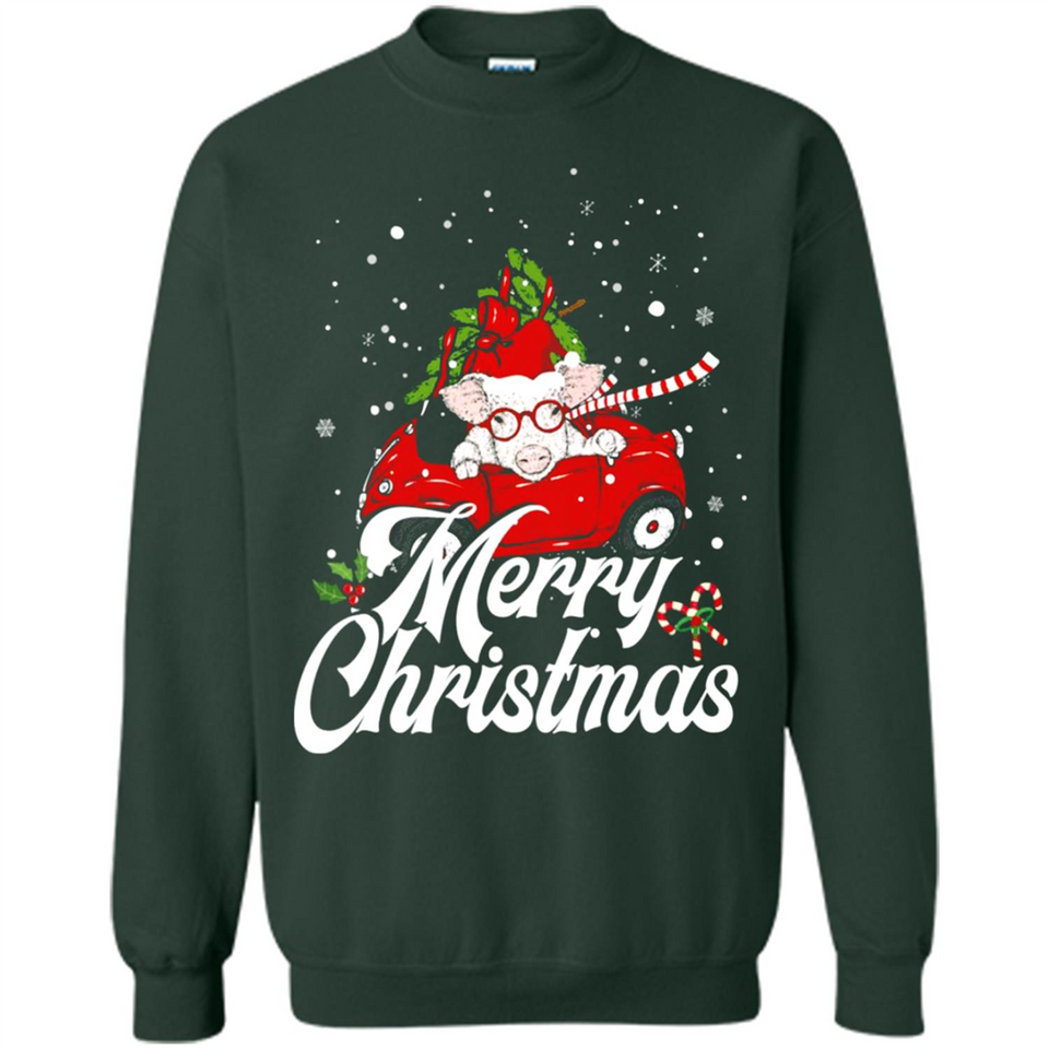 Merry Christmas Pig s - Sweatshirt